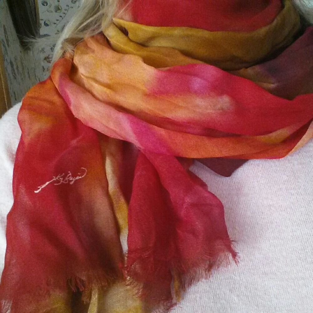 ●💰SOLD! ☆HP!!●Luxury scarf/wrap/shawls wearable art BNWT - Picture 3 of 11